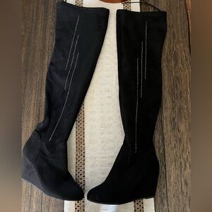 Elegant Black Over-the-Knee Boots